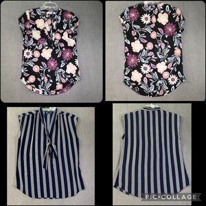 7th Avenue New York & Company Women Size XS Bundle of 2 Blouses Business Casual‎